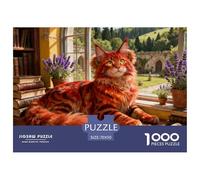 Maine CoonPuzzle Adulti Per Gli AdultiCats Puzzle Sfidanti 70x50cm/1000pcs Tutta La Famiglia.