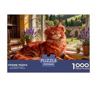 Maine CoonPuzzle Adulti Regalo Per Adulti E Bambini Cats Giochi Educativi 38x26cm/1000pcs Tutta La Famiglia.