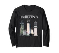 Maine Lighthouses Portland - Top carini, magliette e accessori Maglia a Manica