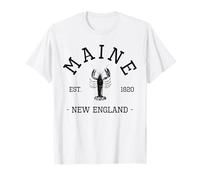 Maine Lobster New England Viaggio nel Maine Vacanza in Famiglia Maglietta