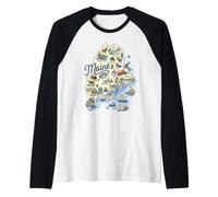 Maine Me Stati Uniti d'America, Mappa, Icone Maglia con Maniche Raglan