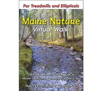 Maine Nature Walk Treadmill Scenery DVD