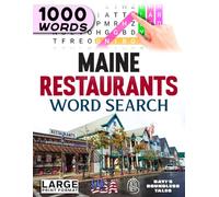 Maine Restaurants Word Search: Large Print