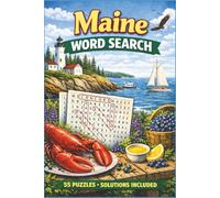 Maine Themed Word Search Puzzle Book: Maine Themed Word Search | 6x9 inches, 110 pages | 50+ Puzzles | Perfect for Vacation Homes, Road Trips, or General Screen Free Time
