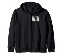 Maine Vacationland - Let's Just Go Tee, Top, Accessori Felpa con Cappuccio