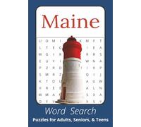 Maine Word Search: Word Searches with Easy to Read Print about Maine, Lifestyle and Culture I 6x9 inches, 110 pages I 50+ Puzzles - Gifts for Relaxation, Leisure and Travelers