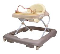 Mainely Tryco Baby Walker Zebra - Beige - Personalizzabile con nome - Passeggino regolabile con tavolo attività & suoni - Per bambini dai 6 mesi in su