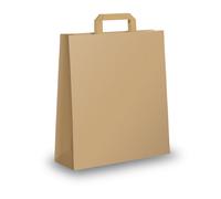 Mainetti Bags - 031311 - Shopper - maniglie piattina - 36 x 12 x 41 cm - carta kraft - avana - Mainetti Bags - conf. 25 pezzi - 51341 - Conf. da 1 Pz. - 031311