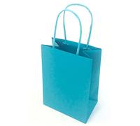 Mainetti Bags 25 shoppers carta kraft 45x15x50cm twisted turchese