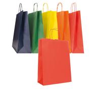 Mainetti Bags - 310003447AB25 - Shopper Twisted - maniglie cordino - 45 x 15 x 50 cm - carta biokraft - colori assortiti autunno-inverno - Mainetti Bags - conf. 25 pezzi - 102056 - Conf. da 1 Pz. - 31