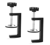 Mainiusi Morsetto a vite piccolo da tavolo, 2 pezzi, morsetto a C universale (nero)