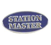 Mainly Metal - Spilla in Metallo smaltato, Motivo: Master Person in Carica, Treno a Vapore