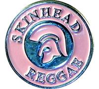 Mainly Metal - Spilla pin con elmo troiano e corona d'alloro, colore: rosa