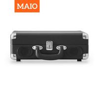MAIO S100 Spinner per a 3 Velocità (33/45/78 RPM) con 2 Altoparlanti Stereo , Confezione da e Convertitore di Dimensioni Dischi