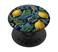 Maiolica Di Vite Di Limone Mediterraneo Agrumi Pattern PopSockets PopGrip Adesivo