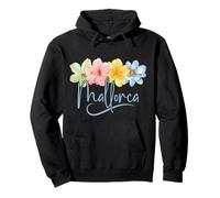 Maiorca Fiori Spagna Isole Baleari Vacanza Floreale Felpa con Cappuccio