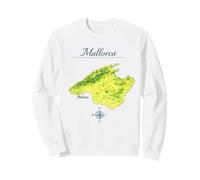 Maiorca Mappa - Palma Isola Baleari Felpa