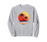 Maiorca Tramonto Isole Baleari Spagna Spiaggia Palme Felpa