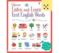 Mairi Mackinnon Sam Tapli Listen and Learn First English Word (Copertina rigida)