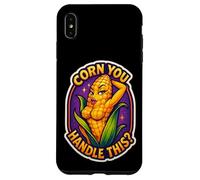 Mais caldo che gestisci questo mais pannocchia da donna sul gioco di parole della pannocchia Custodia per iPhone XS Max