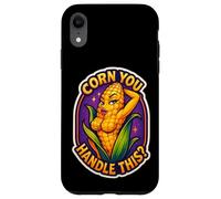 Mais caldo che gestisci questo mais pannocchia da donna sul gioco di parole della pannocchia Custodia per iPhone XR
