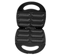 Mais Dog Maker, 850W Spuntino non aderente in lega di alluminio Grill, Mini Hot Dog Waffle Stick Maker per feste di compleanno
