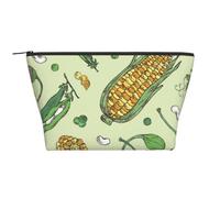 Mais Piselli Baccello Fagioli Cappero, Borsa da toilette Borsa per trucco Borsa per cosmetici Borsa da toilette da viaggio portatile