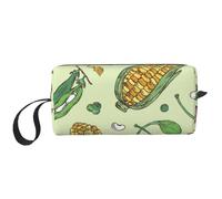 Mais Piselli Baccello Fagioli Cappero, Borsa per il trucco Borsa per cosmetici Borsa da toilette da viaggio portatile Borsa per trucco Organizer