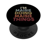 Maisie Name Maisie Personalized Name First Given PopSockets PopGrip Adesivo