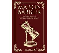 Maison Barbier: Barber Theme Word Search Book