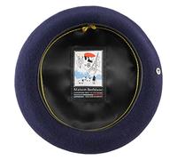 Maison Berblanc - Berretto Basco Francese Idrorepellente Le Parisien - Size 63 cm - Bleu-Marine