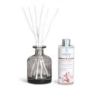 MAISON BERGER Bouquet Aroma Dream Diffusore 180 ml | Diffusore a bastoncini Aroma Dream, ambra delicata, vetro grigio 180 ml, 6 bastoncini, diffusione passiva senza fiamma