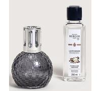 LAMPE BERGER Lampada Catalitica Cofanetto Disco Gris con Flacone 250ml Poussiere