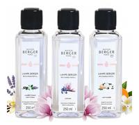 Lampe Berger - TrioPack Collezione Ophelia - Set 3 Flaconi da 250ml - Lumière Florale - Lady Flower e Liliflora - in Elegante Confezione Regalo