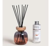MAISON BERGER - Bouquet profumato Wood - Diffusore a bastoncini con ricarica da 180 ml + 6 fili - Vetro laccato e finitura legno - Diffusione ~ 6 settimane - Pronto da regalare (Black Musc Cocoon)