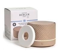Maison Berger Diffusore di profumo elettrico da viaggio senza fili con ricarica, diffusore in ceramica, da 6 a 8 settimane - 2 modalità di diffusione (sabbia)