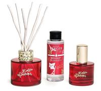 MAISON BERGER Duo Mini Bouquet & Spray per interni, vetro laccato, 90 ml e 50 ml, durata di diffusione 3 settimane, 450 a 550 spray (Lolita Lempicka Sweet)