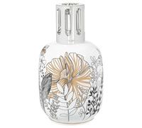 MAISON BERGER Lampada profumata in porcellana - White Vegetale Home Diffusore & Purificatore d'aria 16,0 x 9,1 x 9,1 cm - Fabbricata in Francia dal 1898 - Set regalo con stoppino in cotone, spegnitore