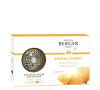 Maison Berger Paris Diffuseur Voiture Aroma Energy Set V1 Diffusore per Auto + Supporto Set