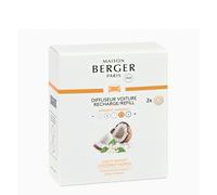 Maison Berger Paris Diffuseur Voiture Recharge Coco Monoï 02 x17 g - Profumo per Automobile