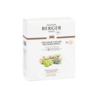 MAISON BERGER PARIS Diffuseur Voiture Recharge Terre Sauvage 02x17 g - Profumo per Automobile