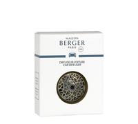 MAISON BERGER PARIS Diffuseur Voiture Ricambio Diffusore per Auto Graphic Nickel Mat - Profumo per Automobile