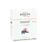 Maison Berger Paris Diffuseur Voiture Ricariche per Diffusore Auto Liliflora 2 x 17g - Profumo per Automobile