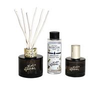 Maison Berger Paris Set Regalo Mini Diffusore Lolita Lempicka Nero + Ricarica E Spray Per La Casa Lolita Lempicka