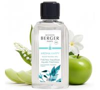 MAISON BERGER Ricarica Diffusore Reed, 200 ml, Aroma Happy | Ricarica di profumo per diffusori a bastoncini e ceramica, diffusione passiva, ~ 6 settimane, senza fiamma o elettricità