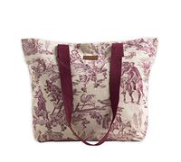 Maison d' Hermine Borsa tote in tela da donna in tela di cotone riutilizzabile borse della spesa con manico da viaggio regali di Pasqua, 33 - il Miller - Rosso, 17.7" L x 4" W x 14.5" H (Canvas Tote