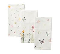 Maison d' Hermine Botanical Fresh 100% cotone, set di 3 asciugamani da cucina Multi-Purpose | Asciugamani da bar | Primavera/Estate (50 cm x 70 cm)