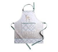 Maison d' Hermine Deer In The Woods Grembiule 100% cotone con collo regolabile e tasca centrale nascosta Ringraziamento/Natale, Cervo nel bosco (tasca anteriore, 70cm x 85cm)