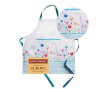 Maison d' Hermine Flower In The Field grembiule da cucina 100% cotone 1 pezzo con collo regolabile e tasca centrale nascosta cravatte lunghe per donne/uomini per la cucina (70cm x 85cm)