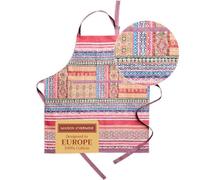 Maison d'Hermine - Grembiule da cucina in 100% cotone con scollo regolabile e tasca centrale, per uomo e donna, adatto per Ringraziamento e Natale, 1 pezzo, 70 x 85 CM